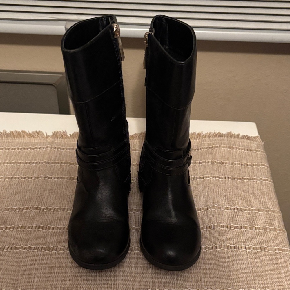 MICHAEL Michael Kors Black Kids Heeled Boots